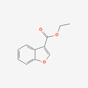 molecular formula C11H10O3 B3049100 Ethyl benzofuran-3-carboxylate CAS No. 194278-43-8