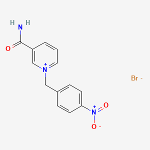 molecular formula C13H12BrN3O3 B3049103 3-(Aminocarbonyl)-1-(4-nitrobenzyl)pyridinium bromide CAS No. 19432-56-5