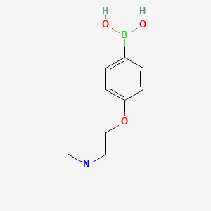 molecular formula C10H16BNO3 B3049108 [4-[2-(二甲氨基)乙氧基]苯基]硼酸 CAS No. 194594-60-0