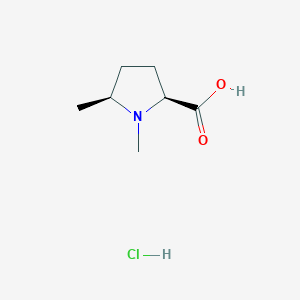 (2S,5S)-1,5-Dimethylpyrrolidine-2-carboxylic acid hydrochloride