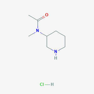 molecular formula C8H17ClN2O B3049113 盐酸 N-甲基-N-(哌啶-3-基)乙酰胺 CAS No. 1946021-39-1