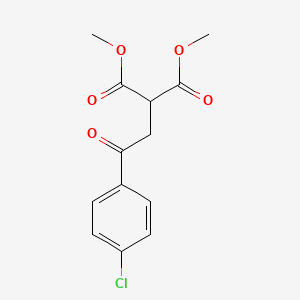 Propanedioic acid, [2-(4-chlorophenyl)-2-oxoethyl]-, dimethyl ester