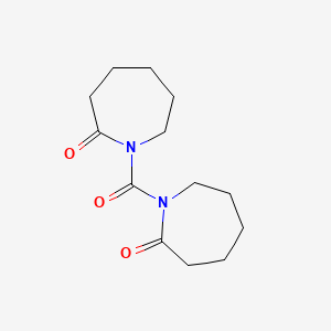 molecular formula C13H20N2O3 B3049120 1-(2-氧代氮杂环戊烷-1-羰基)氮杂环戊烷-2-酮 CAS No. 19494-73-6