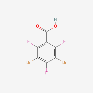 molecular formula C7HBr2F3O2 B3049129 3,5-Dibromo-2,4,6-trifluorobenzoic acid CAS No. 1951439-80-7