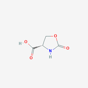 molecular formula C4H5NO4 B3049138 (S)-2-氧代恶唑烷-4-羧酸 CAS No. 19525-95-2