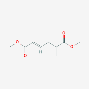 molecular formula C10H16O4 B3049143 2,5-二甲基己二烯二酸二甲酯 CAS No. 19550-59-5