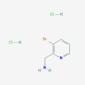 molecular formula C6H8BrClN2 B3049145 (3-Bromopyridin-2-yl)methanamine dihydrochloride CAS No. 1955514-31-4