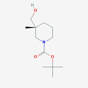 (R)-tert-Butyl 3-(hydroxymethyl)-3-methylpiperidine-1-carboxylate