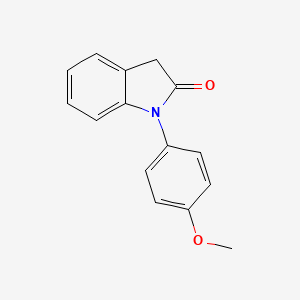 1-(4-Methoxyphenyl)-1,3-dihydro-2H-indol-2-one