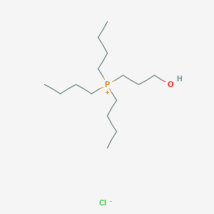 molecular formula C15H34ClOP B3049169 Tributyl(3-hydroxypropyl)phosphanium chloride CAS No. 196215-15-3