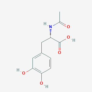 molecular formula C11H13NO5 B3049173 N-Acetyl-3-hydroxy-L-tyrosine CAS No. 19641-90-8