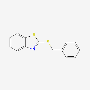 molecular formula C14H11NS2 B3049178 2-苄基硫代苯并噻唑 CAS No. 19654-17-2