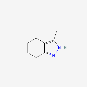 molecular formula C8H12N2 B3049180 3-methyl-4,5,6,7-tetrahydro-1H-indazole CAS No. 1967-99-3