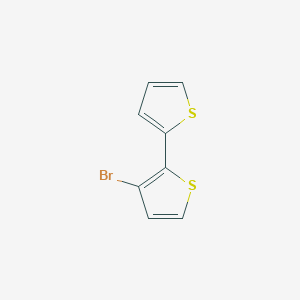 molecular formula C8H5BrS2 B3049182 3-Bromo-2,2'-bithiophene CAS No. 19690-69-8