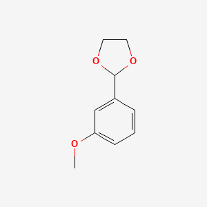 molecular formula C10H12O3 B3049183 2-(3-Methoxyphenyl)-1,3-dioxolane CAS No. 19693-78-8