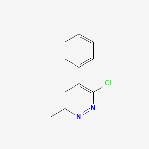 molecular formula C11H9ClN2 B3049184 3-Chloro-6-methyl-4-phenylpyridazine CAS No. 196934-28-8