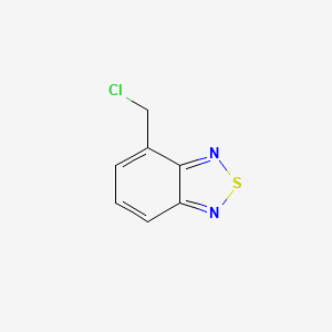 molecular formula C7H5ClN2S B3049186 4-(Chloromethyl)benzo[c][1,2,5]thiadiazole CAS No. 19706-16-2