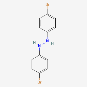 molecular formula C12H10Br2N2 B3049190 1,2-Bis(4-bromophenyl)hydrazine CAS No. 19717-43-2