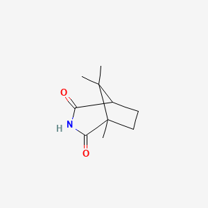 molecular formula C10H15NO2 B3049191 1,8,8-Trimethyl-3-azabicyclo[3.2.1]octane-2,4-dione CAS No. 1972-03-8