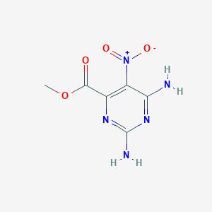 Methyl 2,6-diamino-5-nitropyrimidine-4-carboxylate