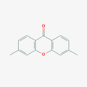 molecular formula C15H12O2 B3049211 9H-Xanthen-9-one, 3,6-dimethyl- CAS No. 19814-69-8