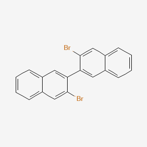 molecular formula C20H12Br2 B3049216 2,2'-Binaphthalene, 3,3'-dibromo- CAS No. 198406-46-1