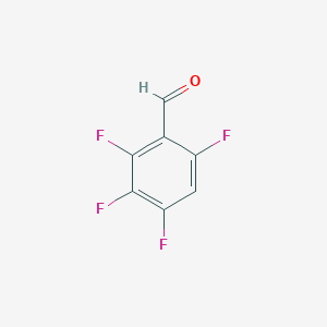 molecular formula C7H2F4O B3049218 2,3,4,6-Tetrafluorobenzaldehyde CAS No. 19842-78-5
