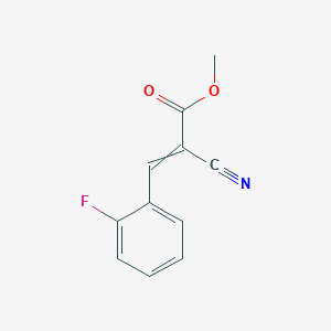 Methyl 2-cyano-3-(2-fluorophenyl)acrylate