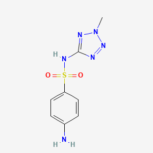 4-amino-N-(2-methyl-2H-1,2,3,4-tetrazol-5-yl)benzene-1-sulfonamide