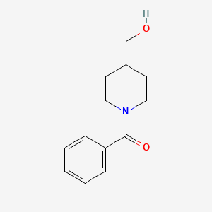 molecular formula C13H17NO2 B3049254 (4-(Hydroxymethyl)piperidin-1-yl)(phenyl)methanone CAS No. 19980-00-8