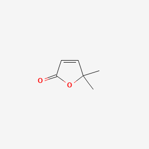 molecular formula C6H8O2 B3049258 5,5-二甲基-2(5H)-呋喃酮 CAS No. 20019-64-1