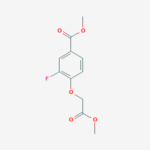 Methyl 3-fluoro-4-(2-methoxy-2-oxoethoxy)benzoate