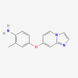4-(Imidazo[1,2-a]pyridin-7-yloxy)-2-methylaniline
