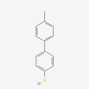 molecular formula C13H12S B3049293 [1,1'-Biphenyl]-4-thiol, 4'-methyl- CAS No. 200958-14-1