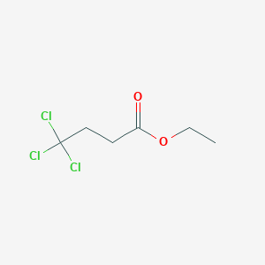 molecular formula C6H9Cl3O2 B3049294 Ethyl 4,4,4-trichlorobutanoate CAS No. 20101-80-8