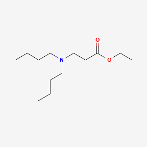 molecular formula C13H27NO2 B3049300 Ethyl N,N-dibutyl-beta-alaninate CAS No. 20120-23-4