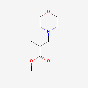 molecular formula C9H17NO3 B3049301 Methyl alpha-methyl-4-morpholinepropionate CAS No. 20120-26-7