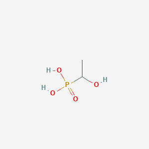 molecular formula C2H7O4P B3049320 Phosphonic acid, (1-hydroxyethyl)- CAS No. 20188-02-7