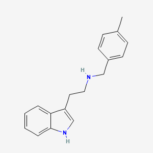 2-(1H-indol-3-yl)-N-(4-methylbenzyl)ethanamine