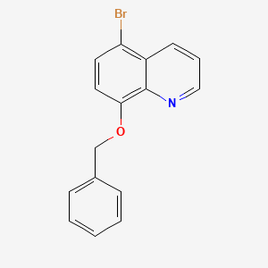 molecular formula C16H12BrNO B3049327 8-(Benzyloxy)-5-bromoquinoline CAS No. 202259-06-1