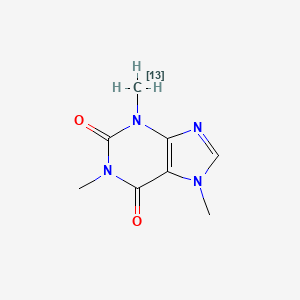 molecular formula C8H10N4O2 B3049329 1,7-Dimethyl-3-(113C)methylpurine-2,6-dione CAS No. 202282-98-2