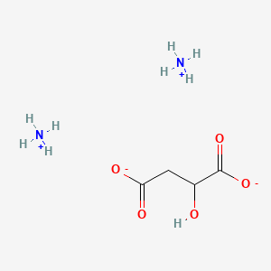molecular formula C4H12N2O5 B3049338 苹果酸铵 CAS No. 20261-05-6