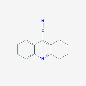 molecular formula C14H12N2 B3049340 1,2,3,4-Tetrahydroacridine-9-carbonitrile CAS No. 202657-86-1