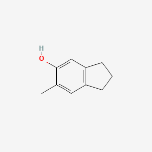 molecular formula C10H12O B3049343 6-Methylindan-5-ol CAS No. 20294-39-7