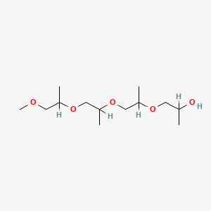 molecular formula C13H28O5 B3049352 2,5,8,11-Tetraoxatetradecan-13-ol, 4,7,10-trimethyl- CAS No. 20324-34-9