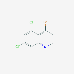 molecular formula C9H4BrCl2N B3049354 4-Bromo-5,7-dichloroquinoline CAS No. 203261-25-0