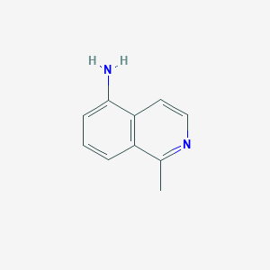 molecular formula C10H10N2 B3049356 1-Methylisoquinolin-5-amine CAS No. 20335-61-9