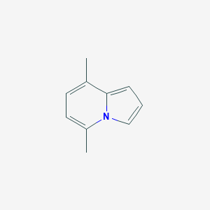 molecular formula C10H11N B3049361 5,8-Dimethylindolizine CAS No. 20355-39-9