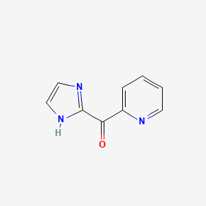 molecular formula C9H7N3O B3049365 2-(1H-imidazole-2-carbonyl)pyridine CAS No. 203664-11-3