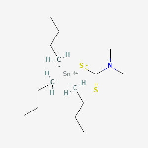 Stannane, ((dimethylthiocarbamoyl)thio)tributyl-